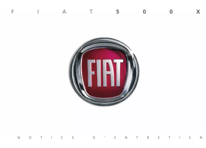 Page 1 de la notice Manuel utilisateur Fiat 500X (2015)