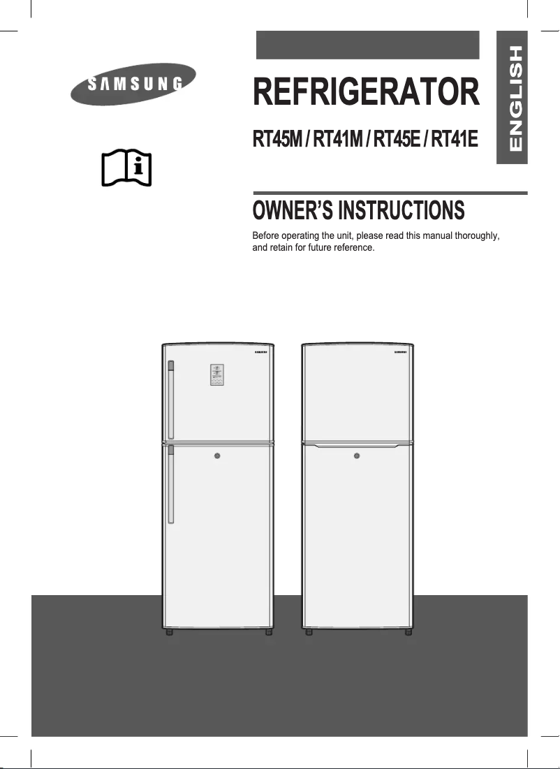Page 1 de la notice Manuel utilisateur Samsung RT45MAMT