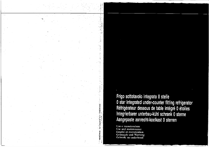 Image de la première page du manuel de l'appareil FR 158 SE