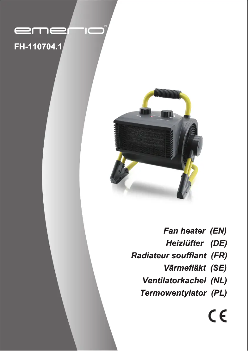 Image de la première page du manuel de l'appareil FH-110704.1