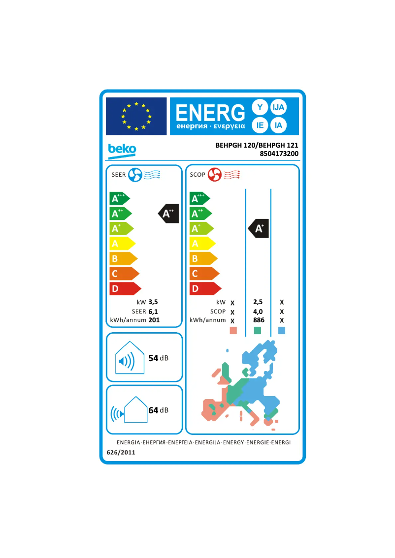 Image de la première page du manuel de l'appareil BEHPGH 120