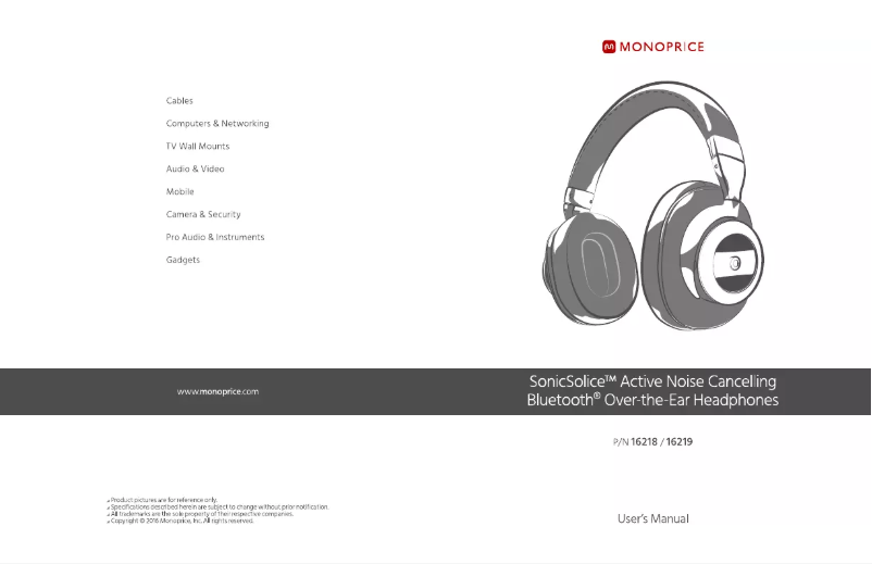 Image de la première page du manuel de l'appareil SonicSolace