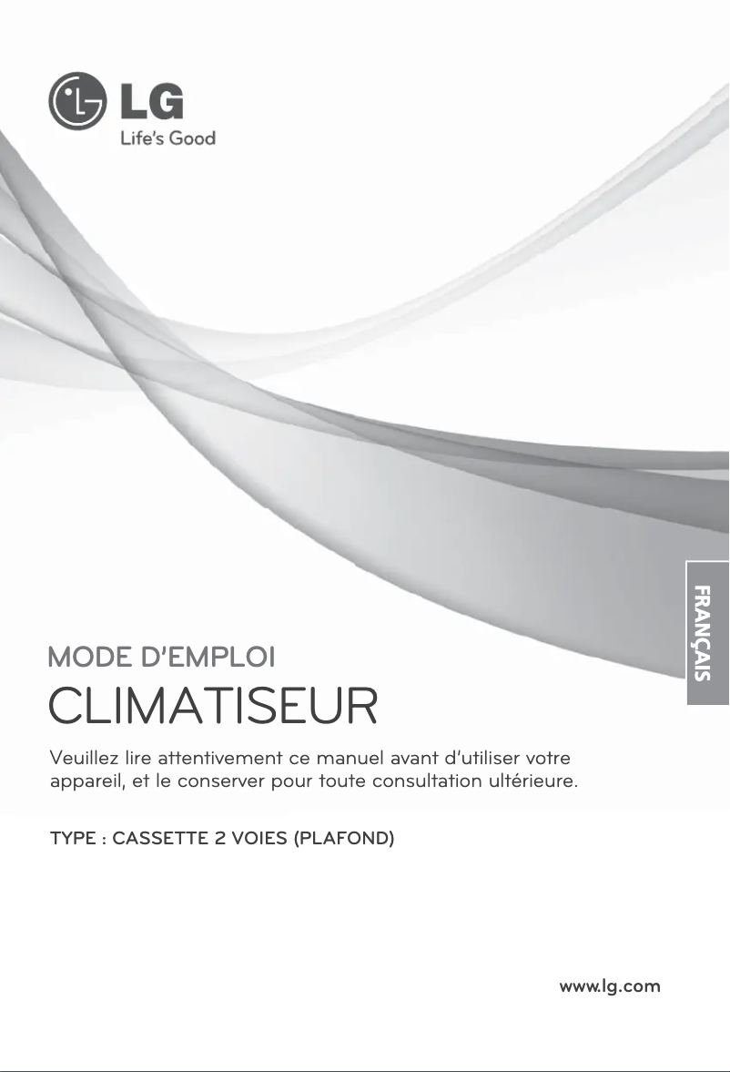 Image de la première page du manuel de l'appareil ARNU18GTLC2