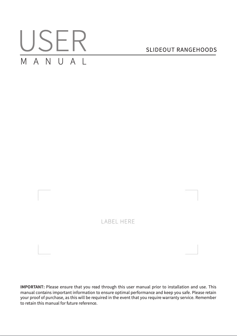 Page n°1 - Manuel utilisateur Tisira WPRS90ASL