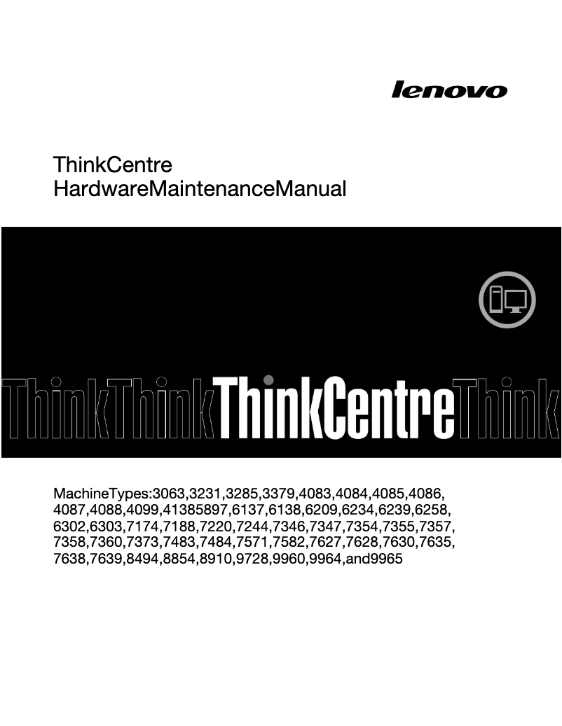 Página 1 del manual Manual de usuario Lenovo ThinkCentre 7484