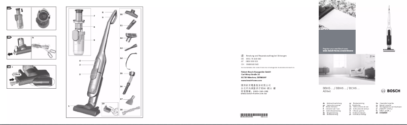 Image de la première page du manuel de l'appareil Athlet BCH6L2561