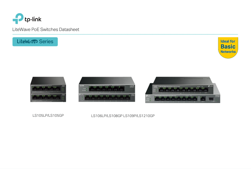Página 1 del manual Guía de instalación TP-Link LS106LP