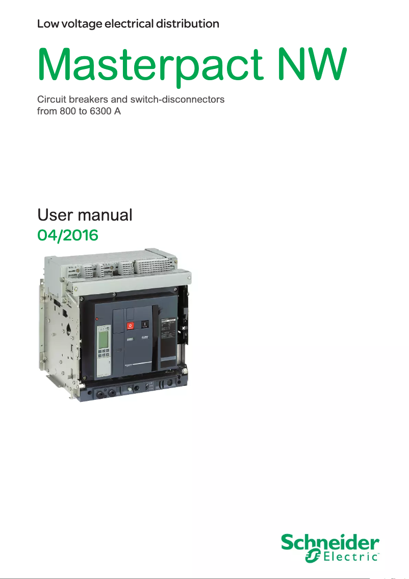 Page 1 de la notice Manuel utilisateur Schneider LV434021