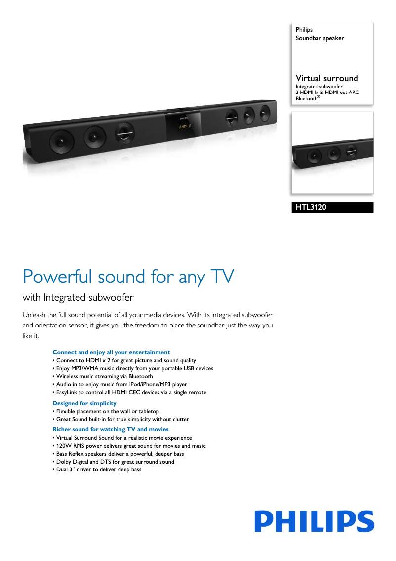 Imagen de la primera página del manual del dispositivo HTL3120