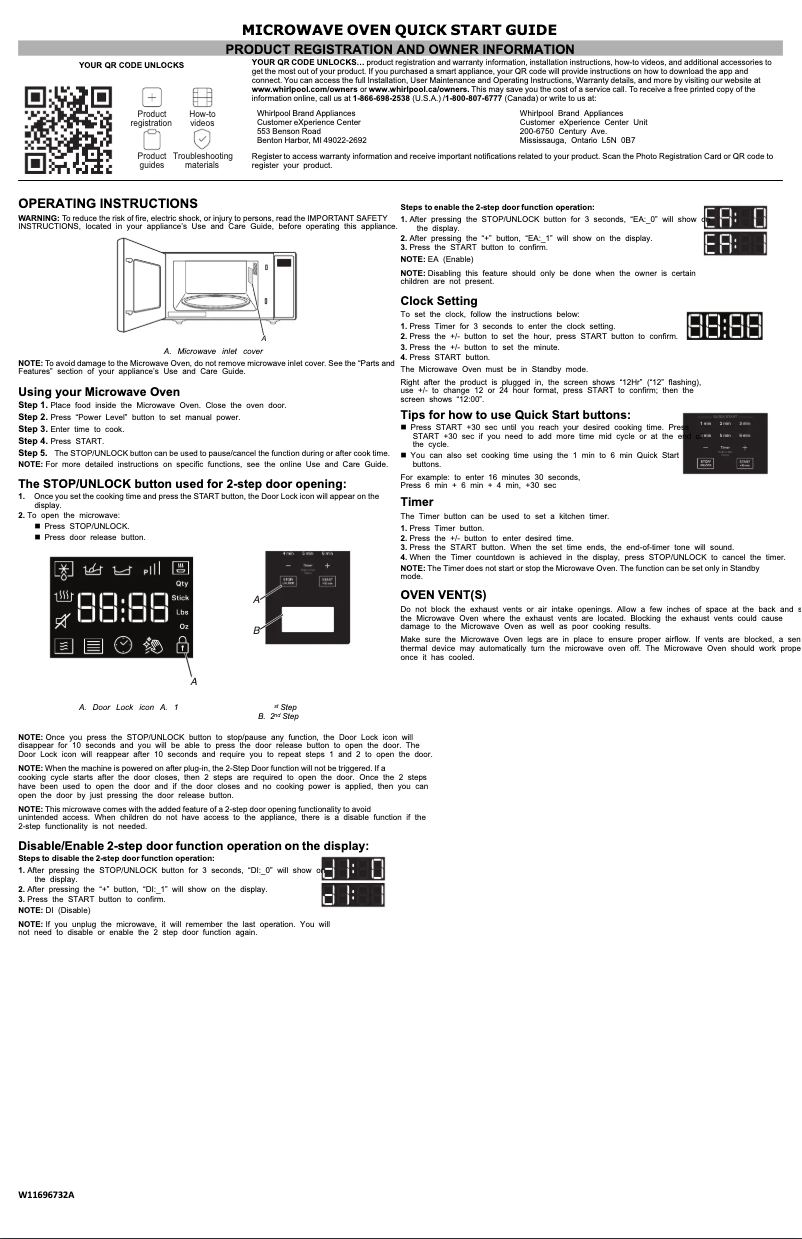 Image de la première page du manuel de l'appareil UMCS5022RZ