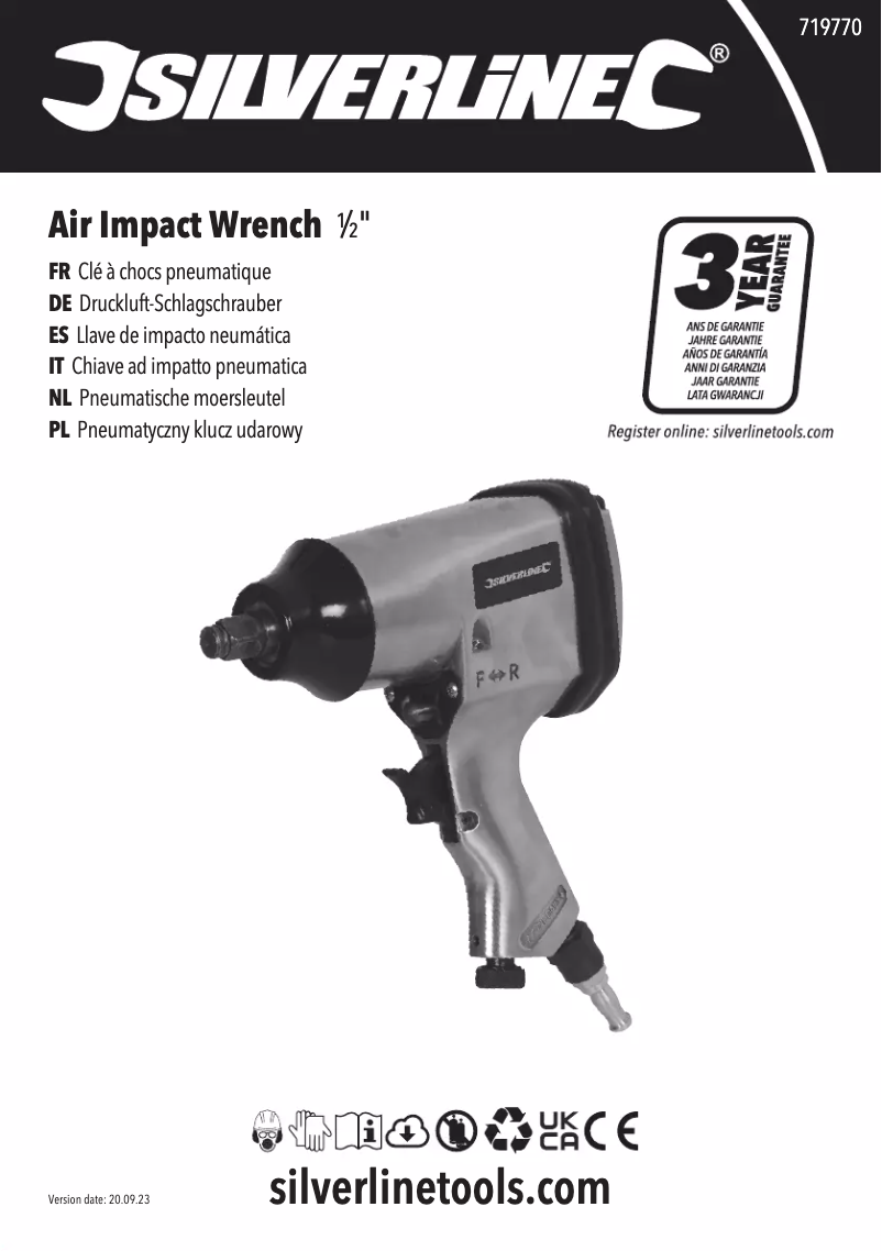 Page n°1 - Manuel utilisateur Silverline 719770