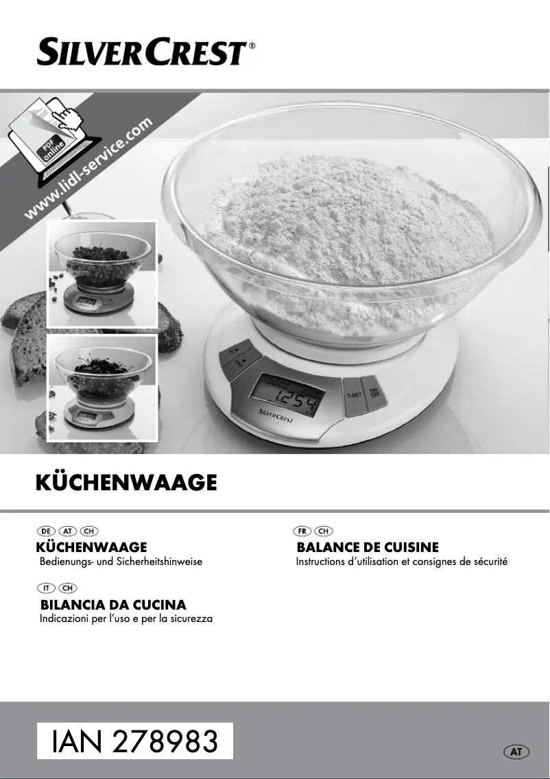 Page n°1 - Manuel utilisateur SilverCrest HG01696B