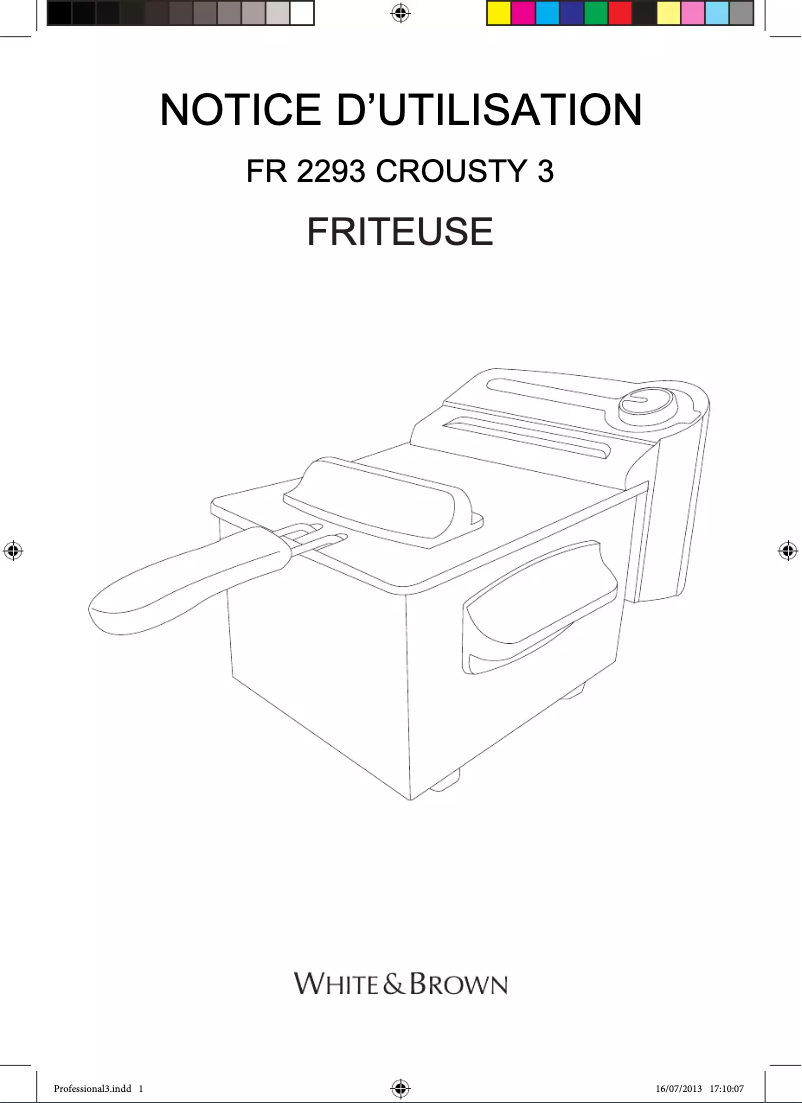 Page n°1 - Manuel utilisateur White And Brown FR 2293