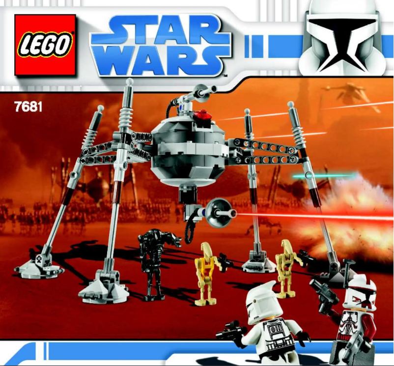 Page n°1 - Manuel utilisateur Lego Separatist Spider Droid (TM)