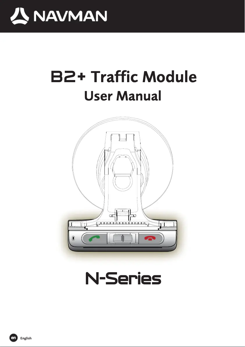 Page 1 de la notice Manuel utilisateur Navman B2+ Traffic Module