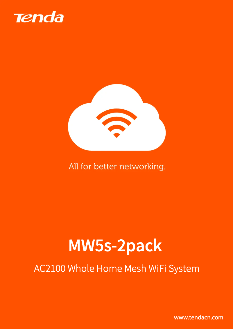 Página 1 del manual Ficha técnica Tenda Nova MW5s