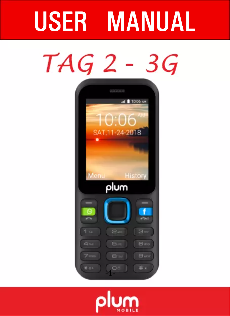 Image de la première page du manuel de l'appareil Tag 2 3G