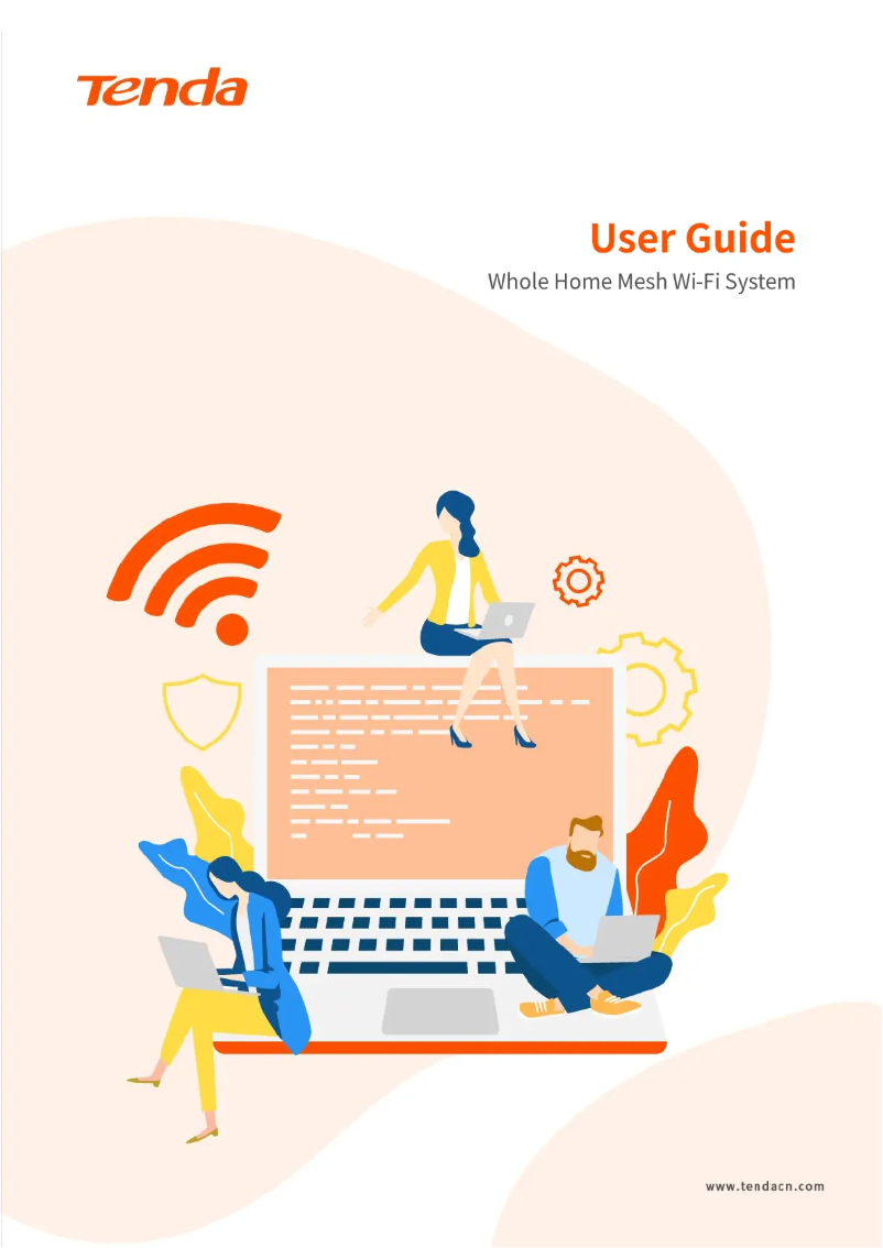 Page 1 de la notice Manuel utilisateur Tenda MX3