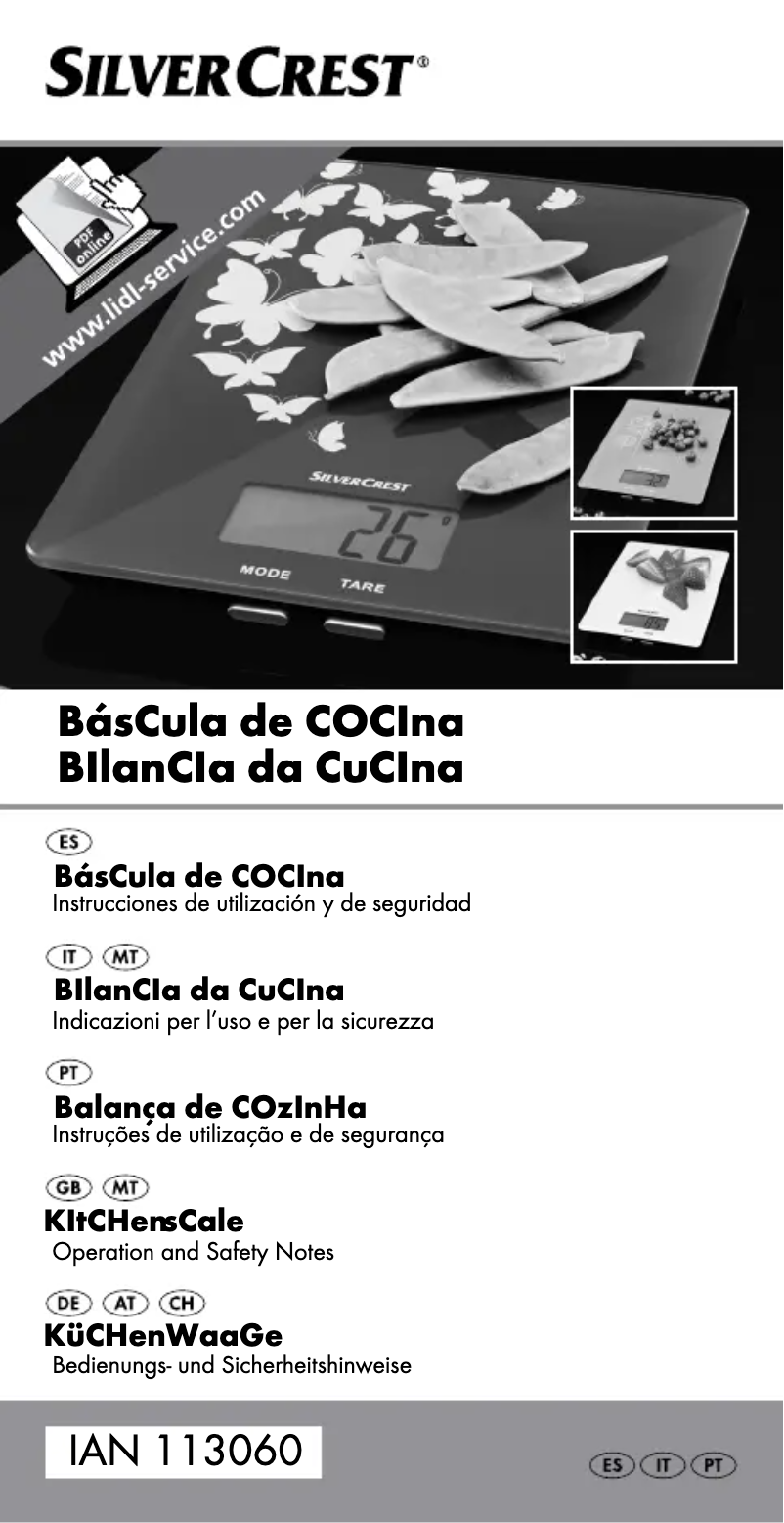 Image de la première page du manuel de l'appareil IAN 113060