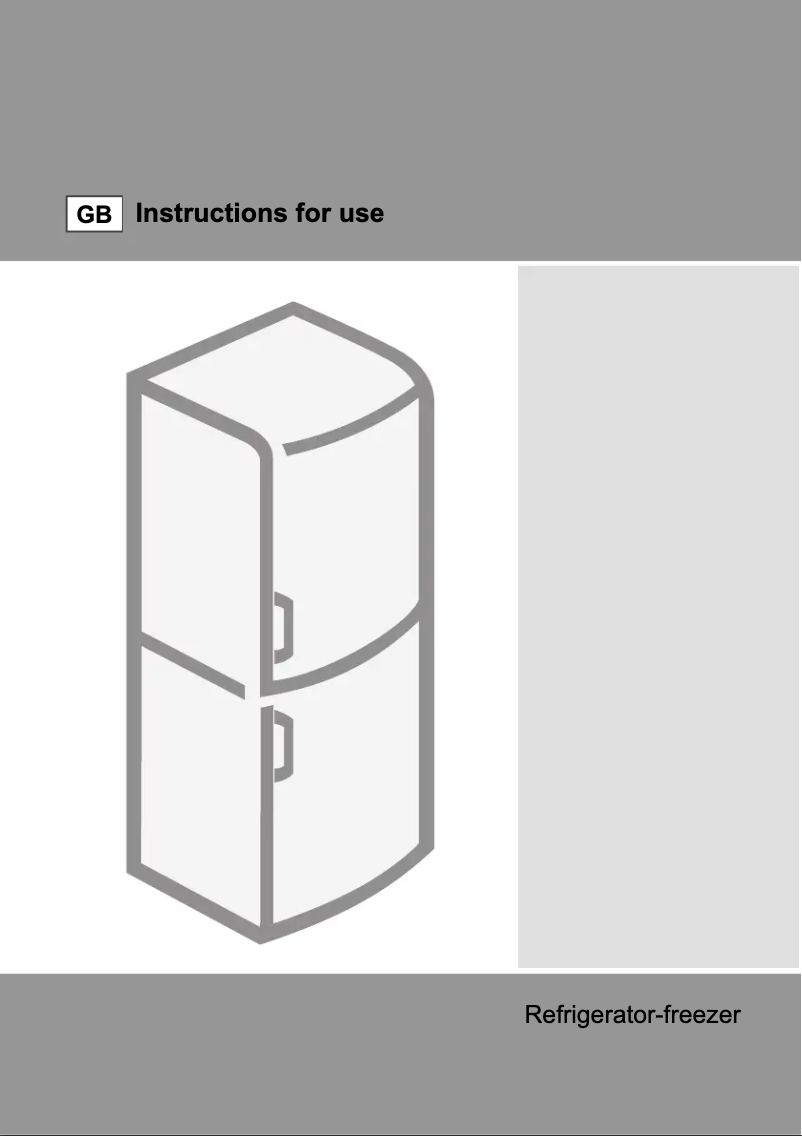 Page 1 de la notice Manuel utilisateur Gorenje NRK 65 SYA