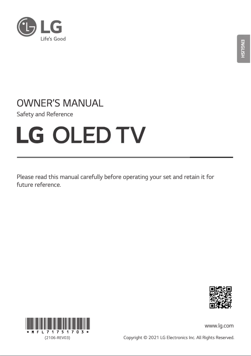Página 1 del manual Manual de usuario LG OLED65C12LA