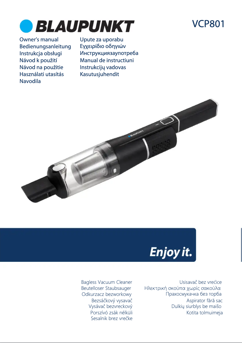 Page n°1 - Manuel utilisateur Blaupunkt VCP801