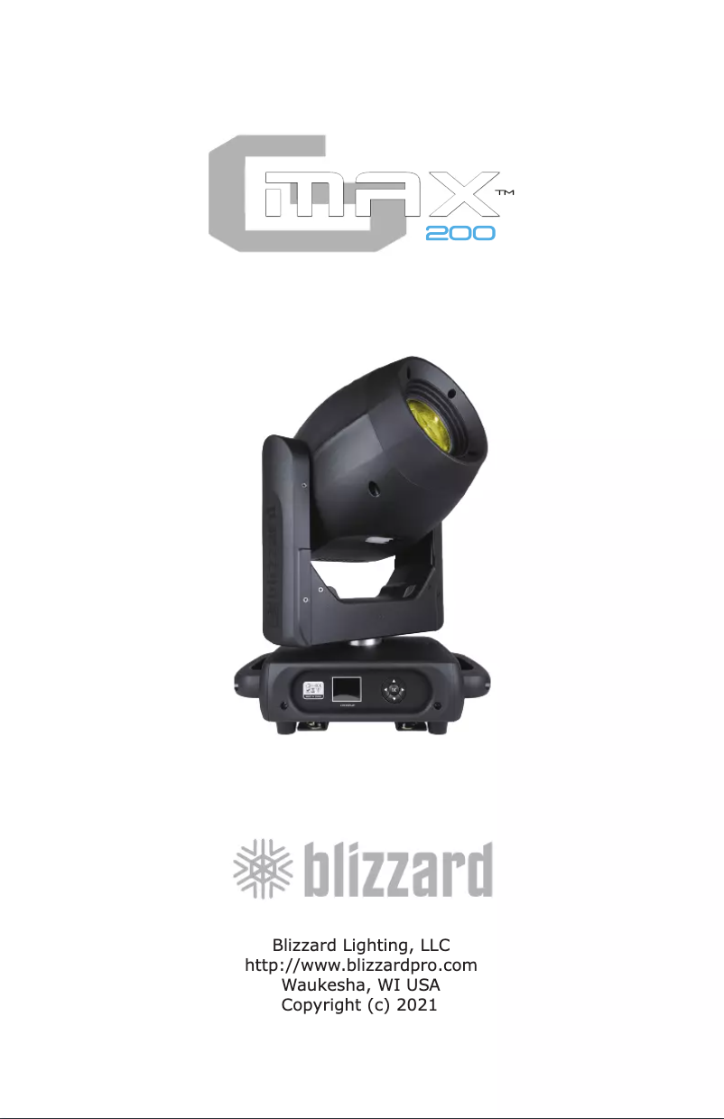 Imagen de la primera página del manual del dispositivo G-Max 200