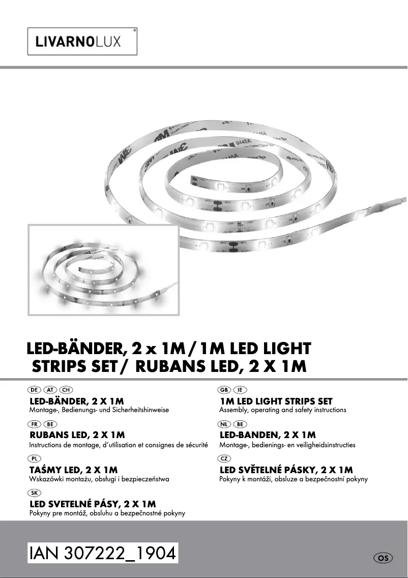 Image de la première page du manuel de l'appareil IAN 307222