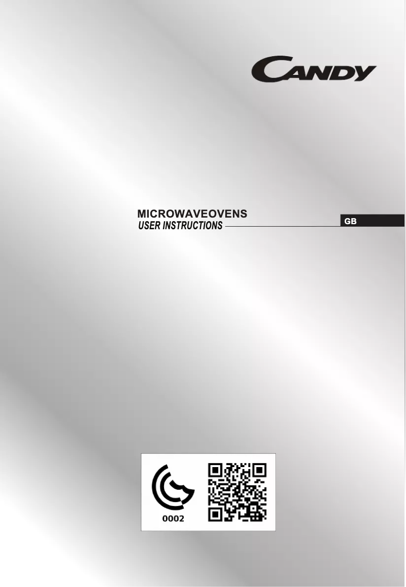 Page n°1 - Manuel utilisateur Candy CMXW20DS