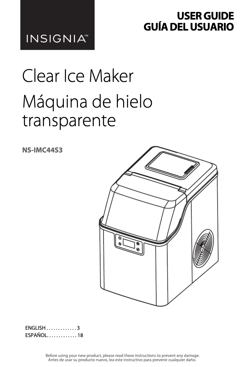 Page 1 de la notice Manuel utilisateur Insignia NS-IMC44S3