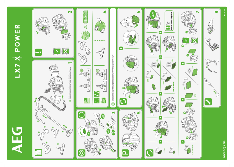 Página 1 del manual Manual de usuario AEG LX7-2-ÖKOX