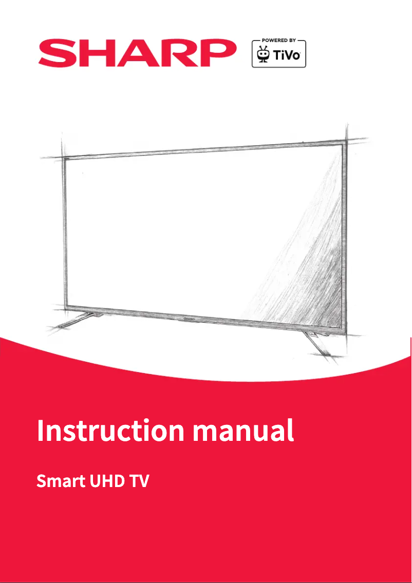 Page n°1 - Manuel utilisateur Sharp 55GK4245K