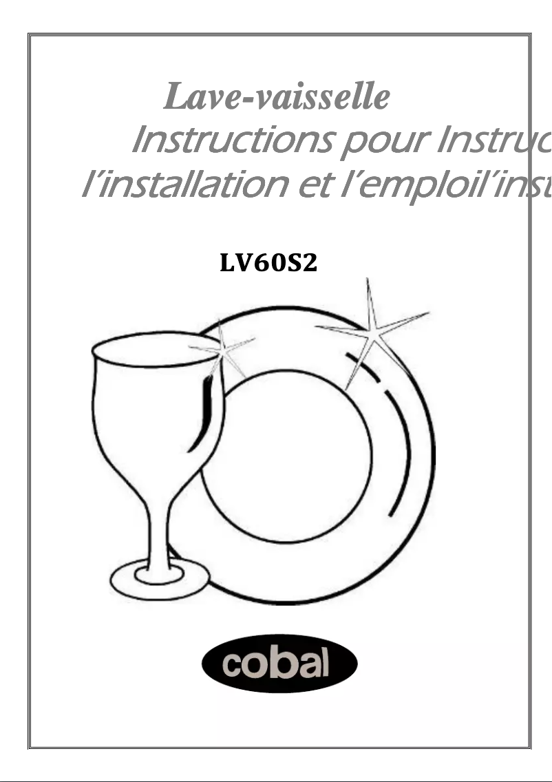 Image de la première page du manuel de l'appareil LVSI60X