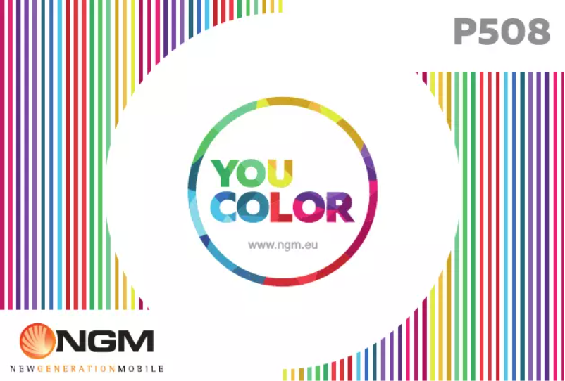 Image de la première page du manuel de l'appareil YC-P508/GO