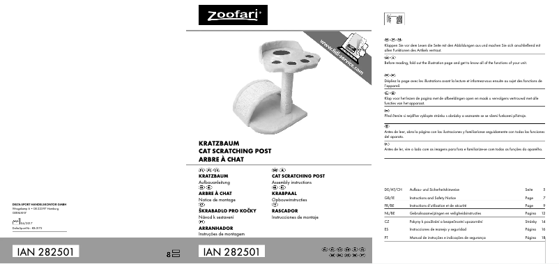 Página 1 del manual Manual de usuario Zoofari IAN 282501