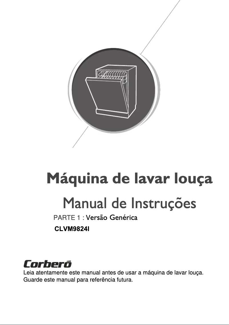 Image de la première page du manuel de l'appareil CLVM9824I