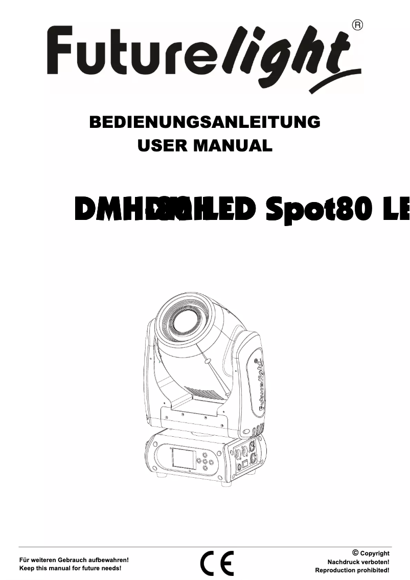 Page n°1 - Manuel utilisateur Futurelight DMH-80