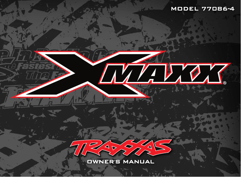 Page n°1 - Manuel utilisateur Traxxas X-Maxx