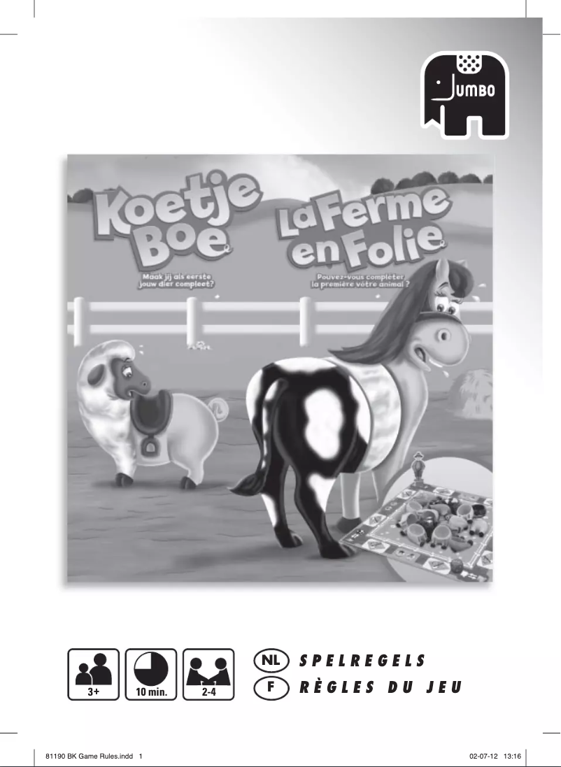 Page n°1 - Manuel utilisateur Jumbo Jonkies Koetje Boe