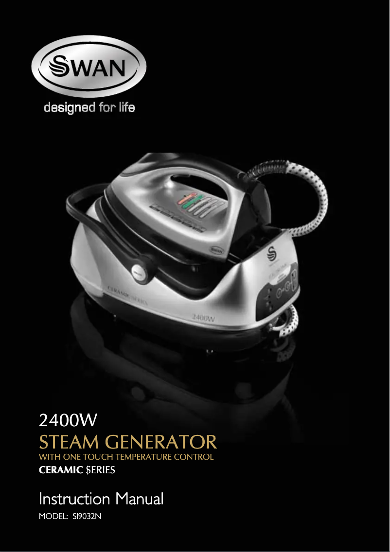 Image de la première page du manuel de l'appareil SI9032N