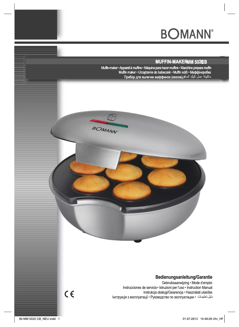 Page 1 de la notice Manuel utilisateur Bomann MM 5020 CB