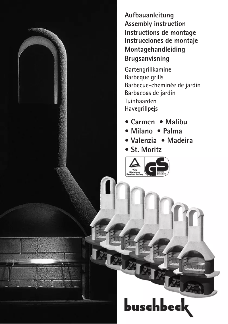 Page n°1 - Manuel utilisateur Buschbeck Malibu