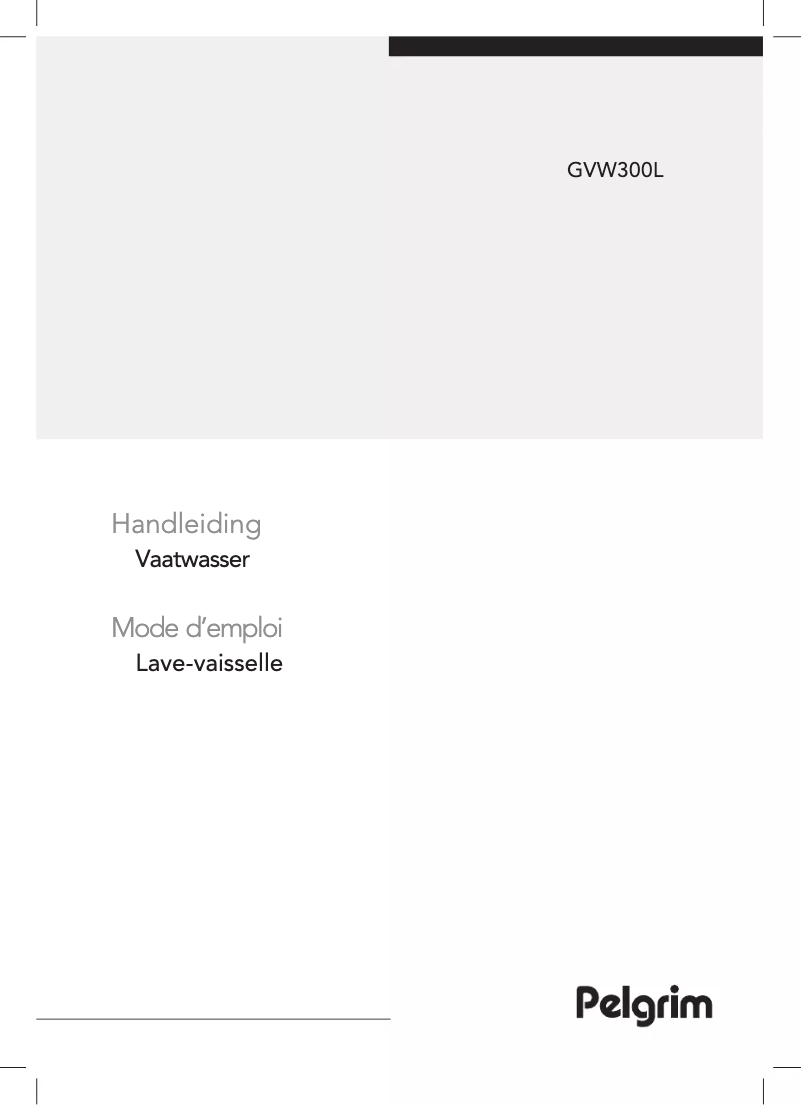 Page 1 de la notice Manuel utilisateur Pelgrim GVW300L
