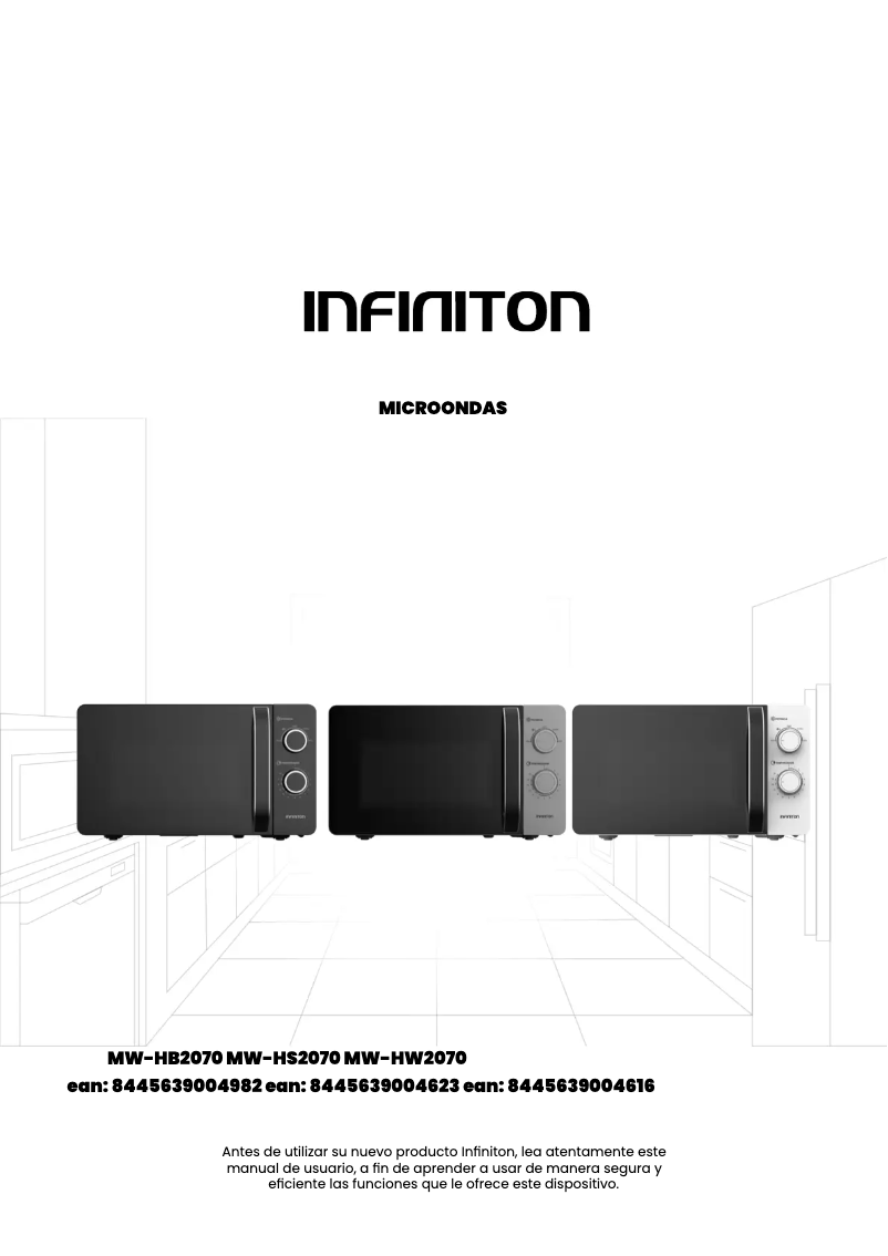 Page n°1 - Manuel utilisateur Infiniton MW-HB2070