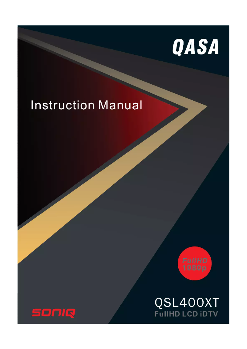 Page 1 de la notice Manuel utilisateur Soniq QSL400XT Qasa