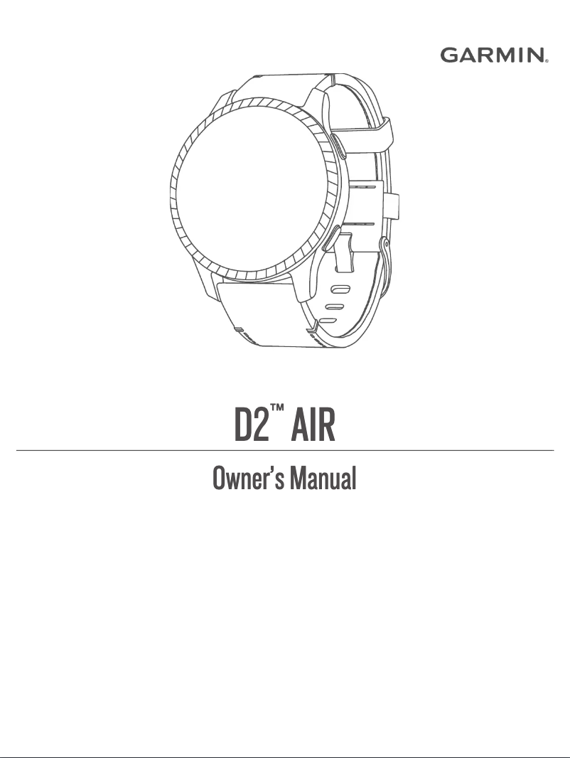 Image de la première page du manuel de l'appareil D2 Air