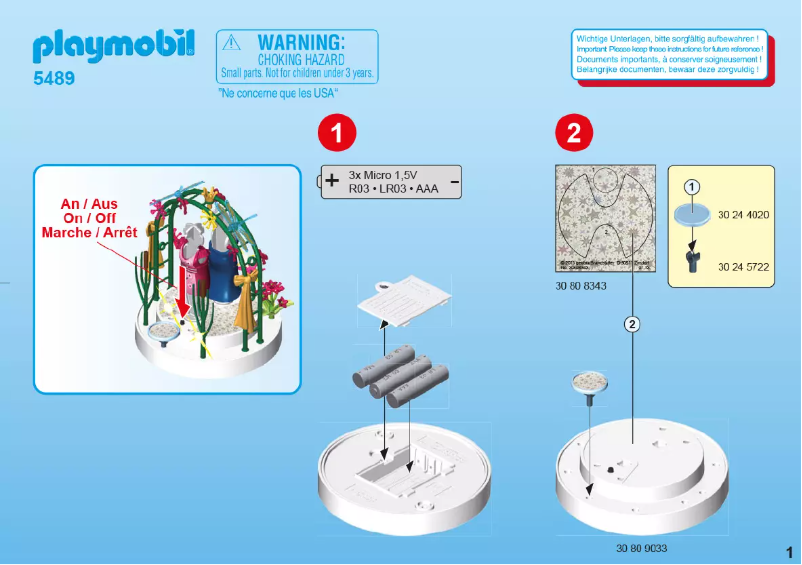 Image de la première page du manuel de l'appareil 5489