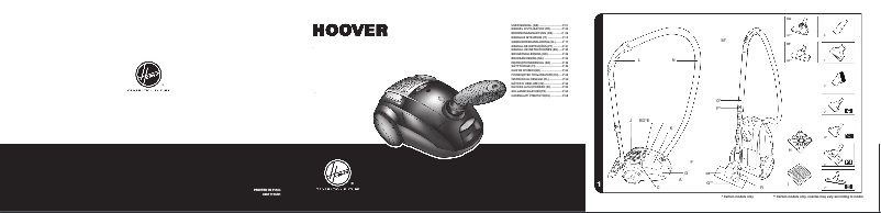 Page n°1 - Manuel utilisateur Hoover TS70-TS30011