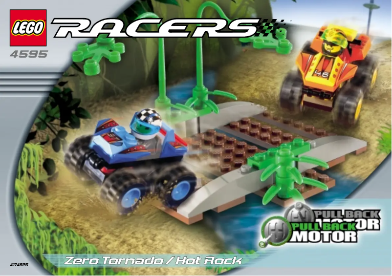 Page 1 de la notice Manuel utilisateur Lego Zero Tornado & Hot Rock