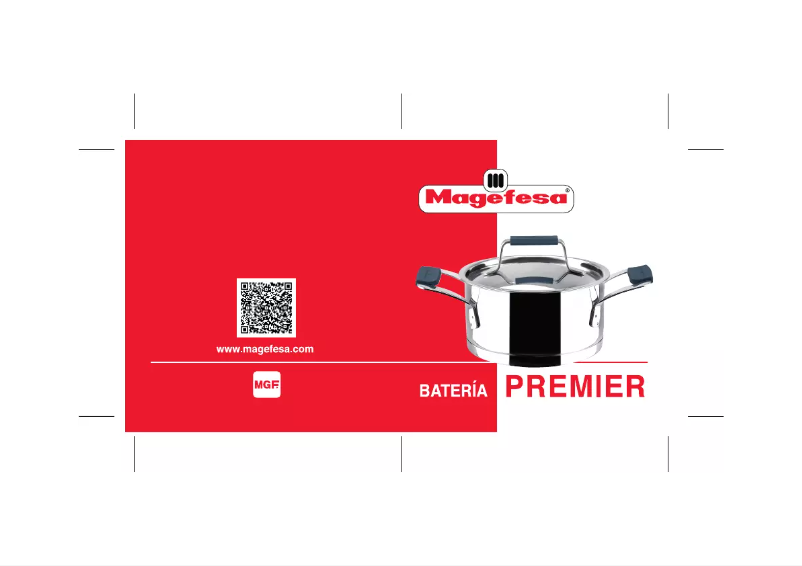 Page 1 de la notice Manuel utilisateur Magefesa Premier